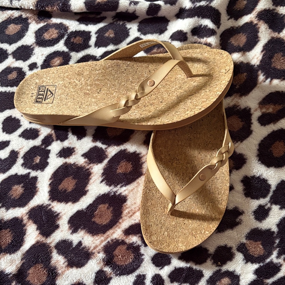 Reef Women's Braided Tan Sandals